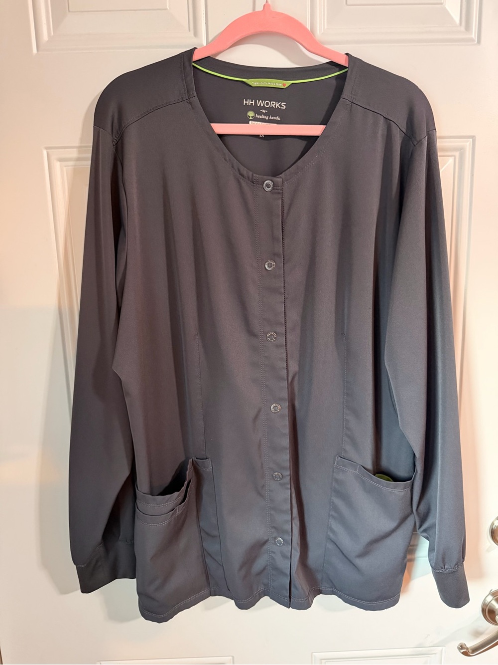 HH Works Women’s Gray Scrub Work Jacket